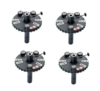 Magnetic clamps for wheel bolts | 75mm | 1 690 701 508