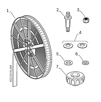 Klebegewichtspule und -spulenhalter | für MT Zero 6 & 8 | 1695656872 Klebegewichtspule und -spulenhalter | für MT Zero 6 & 8 | 1695656872