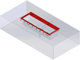 Fundamentrahmen BD 8xx / 1000/1100 mm | Spurweite 3000 mm | einteilig, ohne Arbeitsgrube | 1691810714