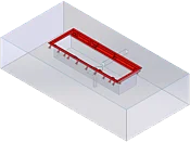 BD 7xxx / 1000 mm | Spurweite 2800 mm | einteilig, ohne Arbeitsgrube | Fundamentrahmen