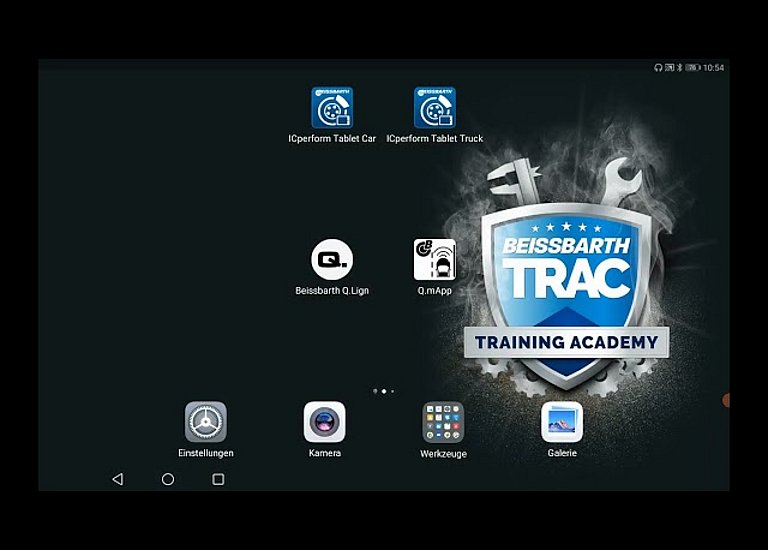 DE I Q.mApp Einbindung Abstandslaser