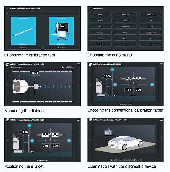 Q.mApp fully integrates wheel alignment and ADAS calibration