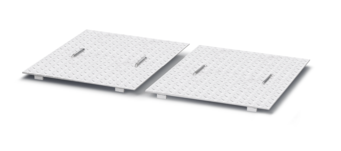 Rollenabdeckbleche steckbar | 700 mm | 1691601010