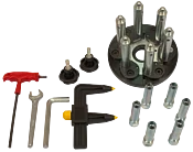 | Spannflansch | für umgekehrte Felgen und ohne Mittenloch | Spannflansch | für umgekehrte Felgen und ohne Mittenloch