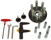  | Spannflansch | für umgekehrte Felgen und ohne Mittenloch