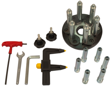 Flange | for reverse-mounting rims and without central hole  | 1692402024