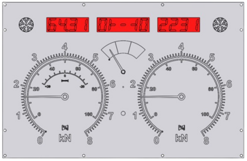 LCD Diplay set for upgrading analogue displays without an integrated LCD | 1691601025