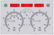 for upgrading analogue displays without an integrated LCD | LCD Diplay set