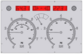LCD Diplay set for upgrading analogue displays without an integrated LCD | 1691601025