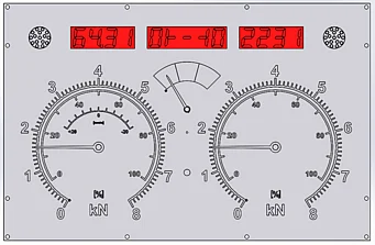LCD-Anzeige-Set zum Aufrüsten von analogen Anzeigen ohne integriertes LCD | 1691601025