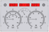 LCD Diplay set for upgrading analogue displays without an integrated LCD | 1 691 601 025