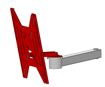 TV adapter for stand column / swivel arm | 1691812325