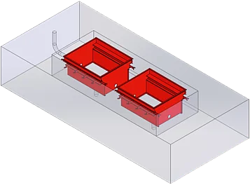 Einbauwanne BD 6xxx / 1000 mm | ohne Arbeitsgrube | 1691811081