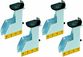 Motorbike adaptors for MS 500S and MS 63S | 14-25" | 4 pcs. | 1695103543