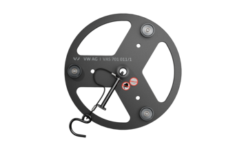 VAS 701011/1 | Set 2x Magnetic clamp for VW Crafter | 130mm & 205mm bolt circles | 1690101084