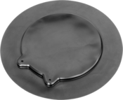 für Alu-Drehuntersatz | Gummiüberzug