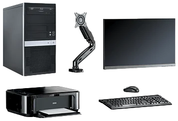 PC-Ausrüstungspaket für PC-Fahrwagen Standard | 1691810743