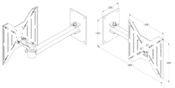 | VESA 400x400mm | TV-Wandhalterung