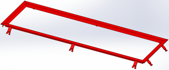 Kantenschutzrahmen für Pkw-Bremsenprüfstand | 700 mm | 1691602000
