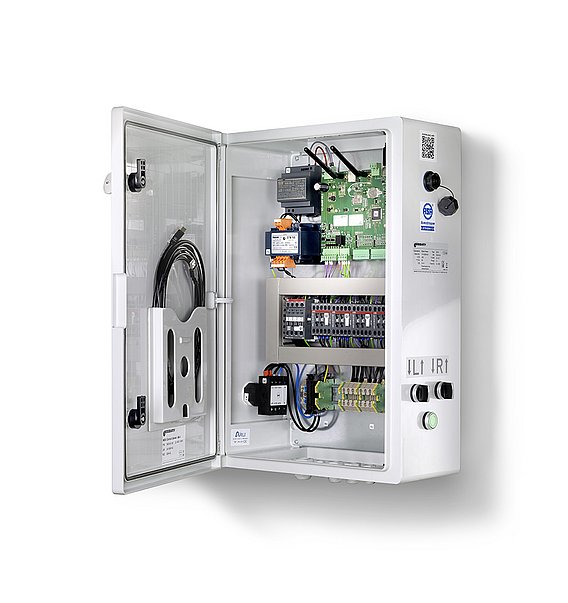 Steuerschrank mit Köpfchen