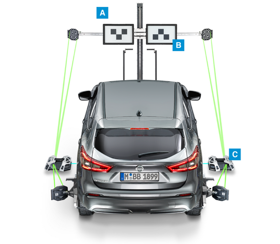 Wheel alignment & ADAS calibration in one
