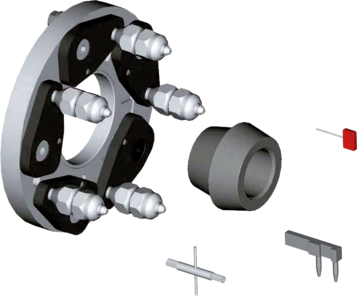 Universal 3-4-5-6-hole adapter | Ø 95 - 120 mm | 1692502037