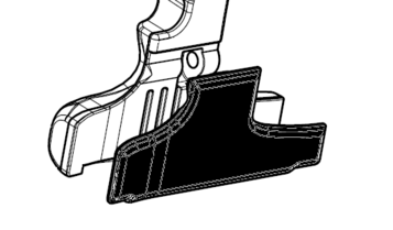 Protezione in plastica inferiore per l'utensile di montaggio | 1 pz. | Akimbo | 1692402174
