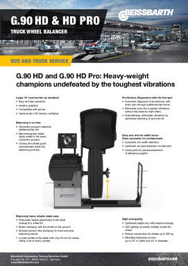 TSE G.90 HD & G.90 HDPro brochure