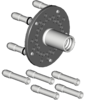 Typenspannflansch 5-hole | Pneumatic | 5 x 100 / 108 / 112 / 114.3 / 120 / 139.7 / 150 / 160 mm | 1 692 502 066