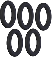 O-Ringe für Ø 12 mm Steckbolzen (5x) | for Type Plates | 1692502254