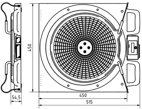 RaceScales | VAS 701009 | Präzisions-Drehuntersatz mit Wiegezellen | 433Mhz | 1 690 400 100