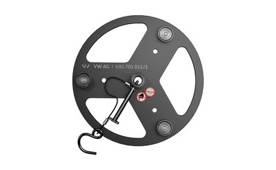 VAS 701011/1 | Set 2x Magnetic clamp for VW Crafter | 130mm & 205mm bolt circles | 1 690 101 084 VAS 701011/1 | Set 2x Magnetic clamp for VW Crafter | 130mm & 205mm bolt circles | 1 690 101 084