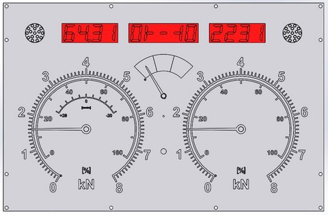 LCD-Anzeige-Set zum Aufrüsten von analogen Anzeigen ohne integriertes LCD | 1 691 601 025