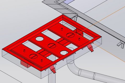 Installation frame for side slip tester ST 600 | 1 691 632 000