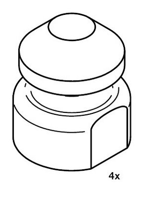 Wallhooks for sensor heads | for Easy3D+ | 1 690 701 507 Wallhooks for sensor heads | for Easy3D+ | 1 690 701 507