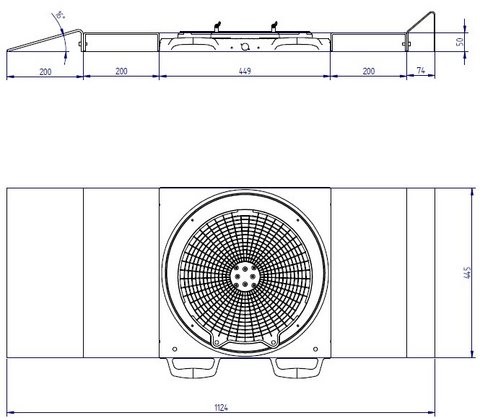 Drive-on ramps for two aluminum turntables | 1 690 701 052