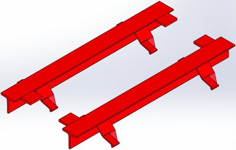 Auflageleisten für Achslastwaage | 2 Stück | 1 691 601 009